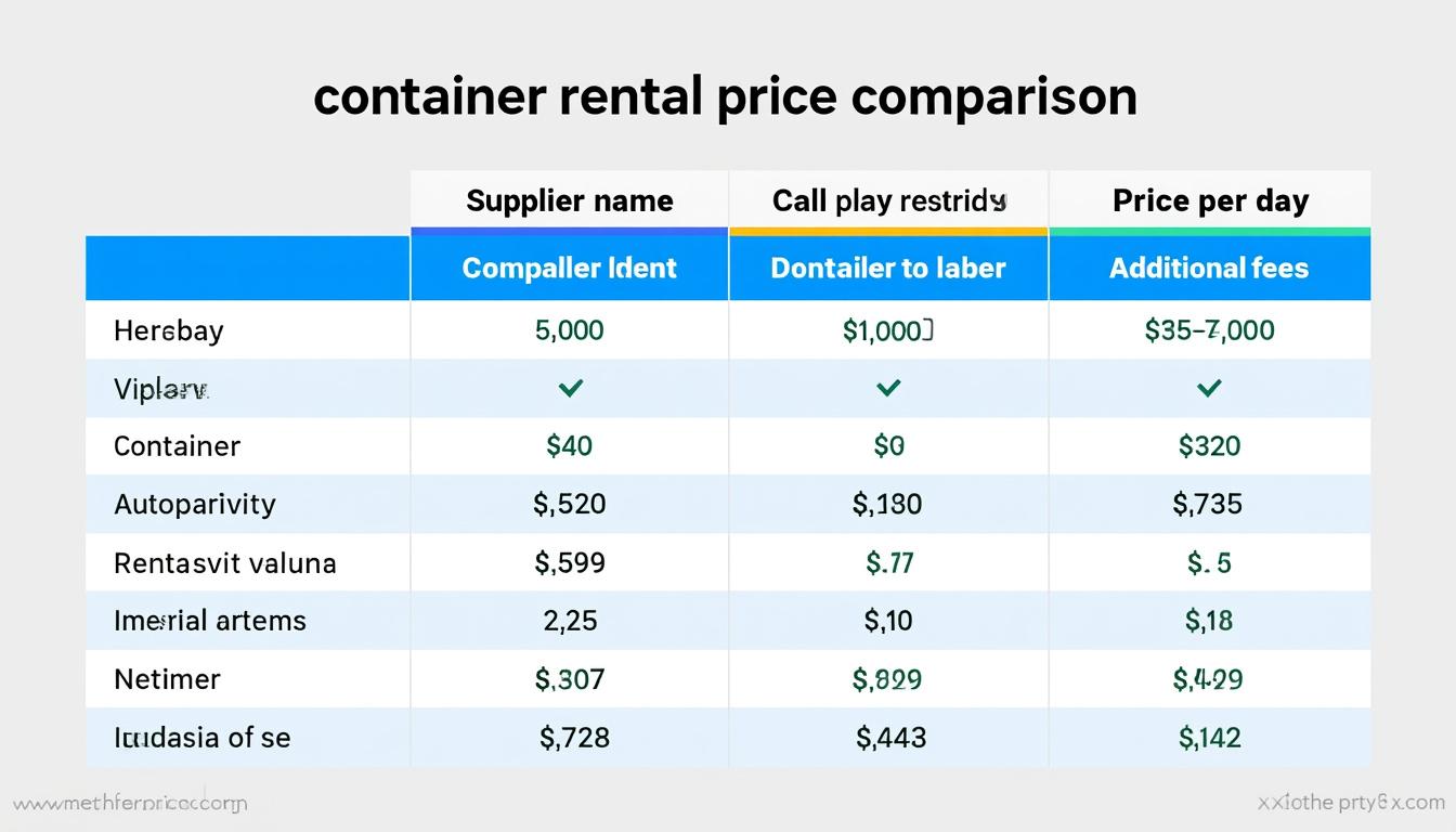 découvrez tout ce qu'il faut savoir sur le prix de location d'un container : facteurs qui influent sur le coût, conseils pour économiser et astuces pour choisir la meilleure offre.