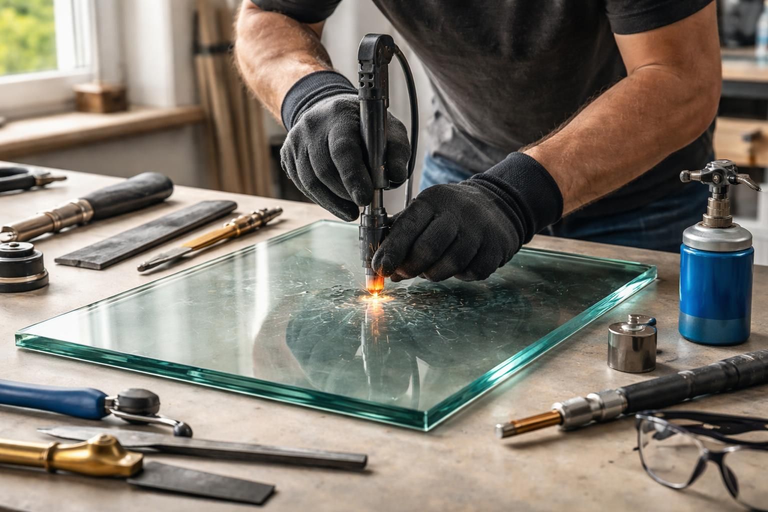 découvrez comment percer du verre sans perceuse grâce à nos méthodes alternatives efficaces et simples à réaliser. astuces et conseils pour réussir vos travaux en toute sécurité.