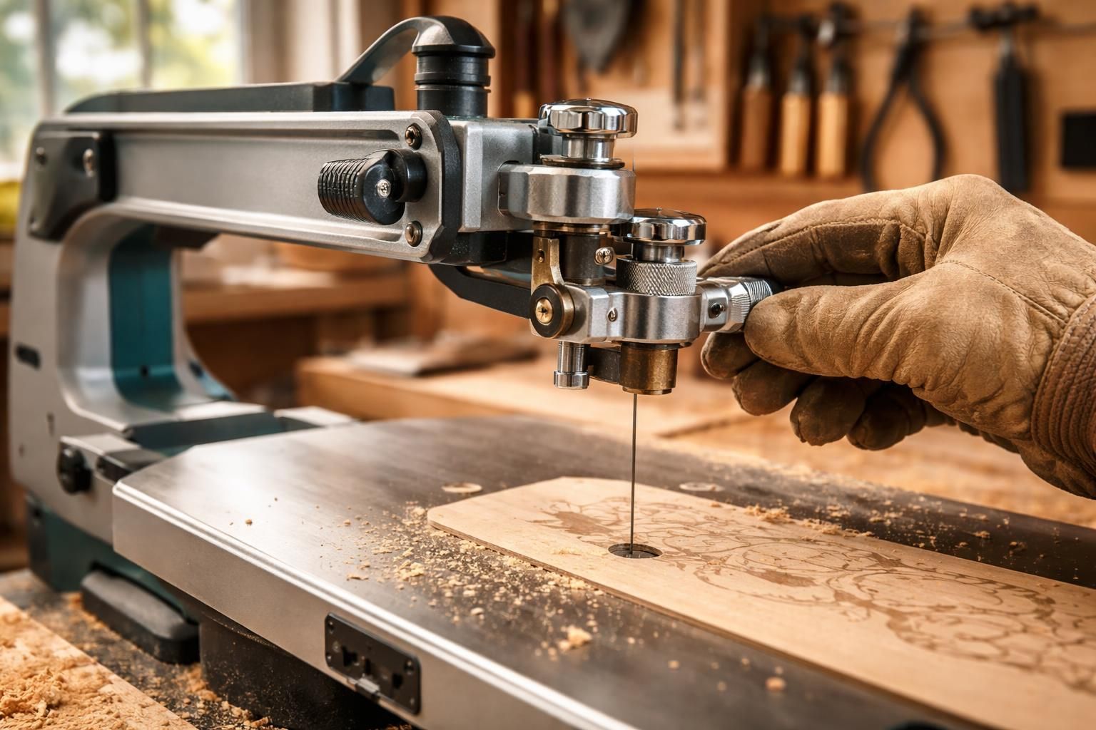 découvrez comment bien régler la tension de la lame de votre scie à chantourner pour améliorer la précision de vos découpes et obtenir des résultats parfaits à chaque utilisation.