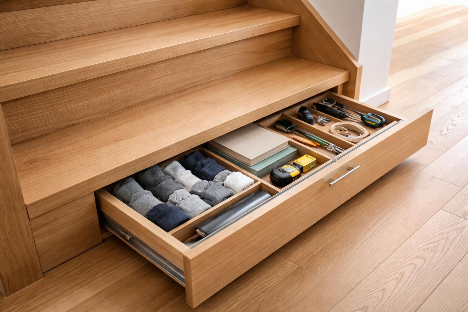 découvrez comment un tiroir de contremarche peut optimiser votre espace de rangement avec une astuce simple et ingénieuse, idéale pour gagner de la place chez vous.